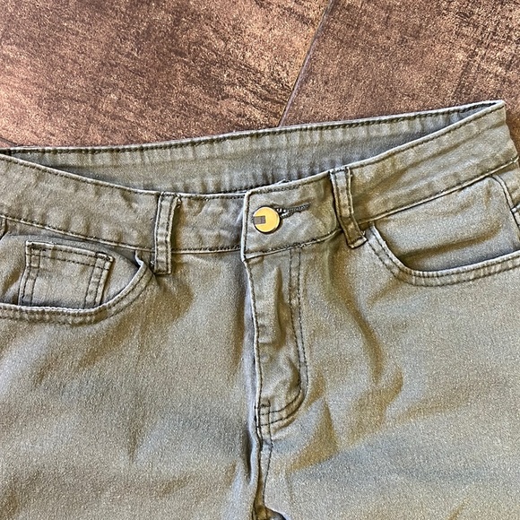 Army Green Jeggings - Picture 3 of 7